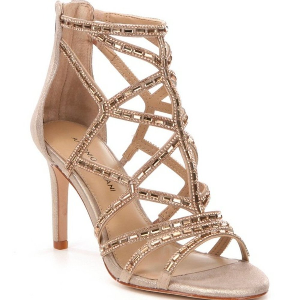 Antonio Melani Gold Heels